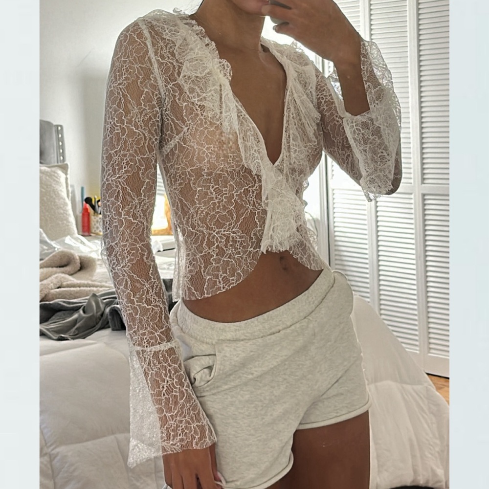 Lovers & Friends Hollyn Top in White